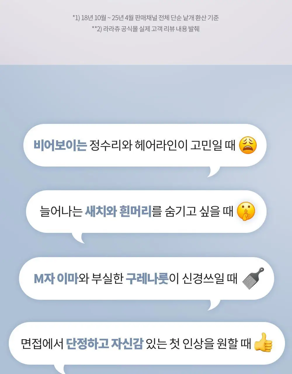 [올리브영 단독] 라라츄 헤어쿠션 퍼펙트 9g 2color 상세페이지 7